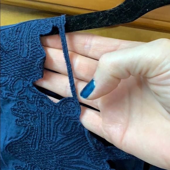 Beautiful blue “Whyte Eyelash” dress size M - Picture 13 of 16